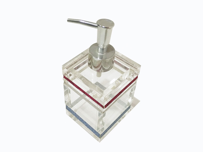 透明方形亞克力沐浴露瓶子