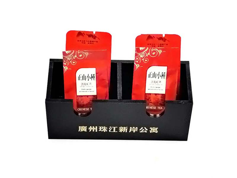 黑色亞克力茶葉盒廠家定制酒店用品收納盒