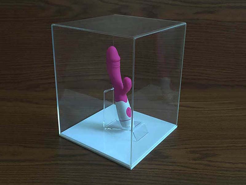 亞克力成人用品展架廠家定制振動棒展示盒