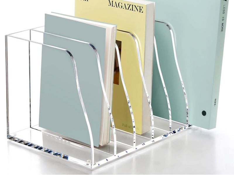 辦公室多格亞克力資料收納架廠家定制