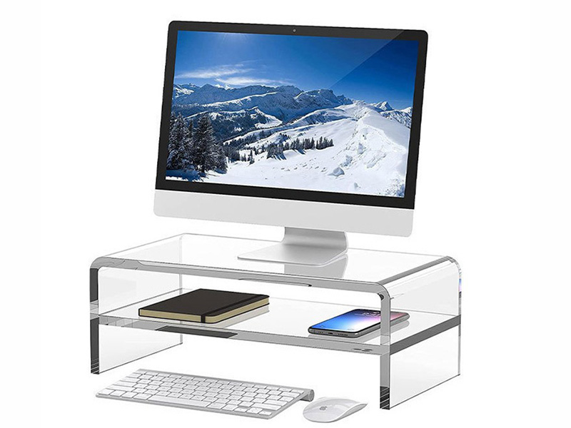 U型亞克力電腦顯示器增高架廠家定制