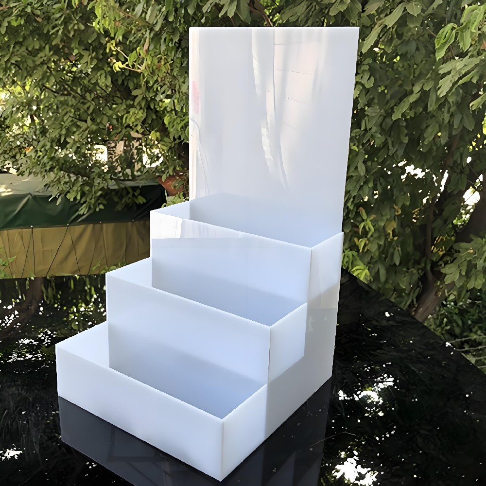 三層階梯式亞克力口紅展示架定做