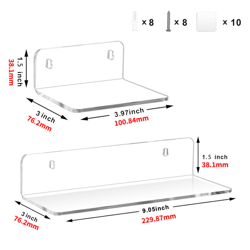 掛墻式亞克力展示架